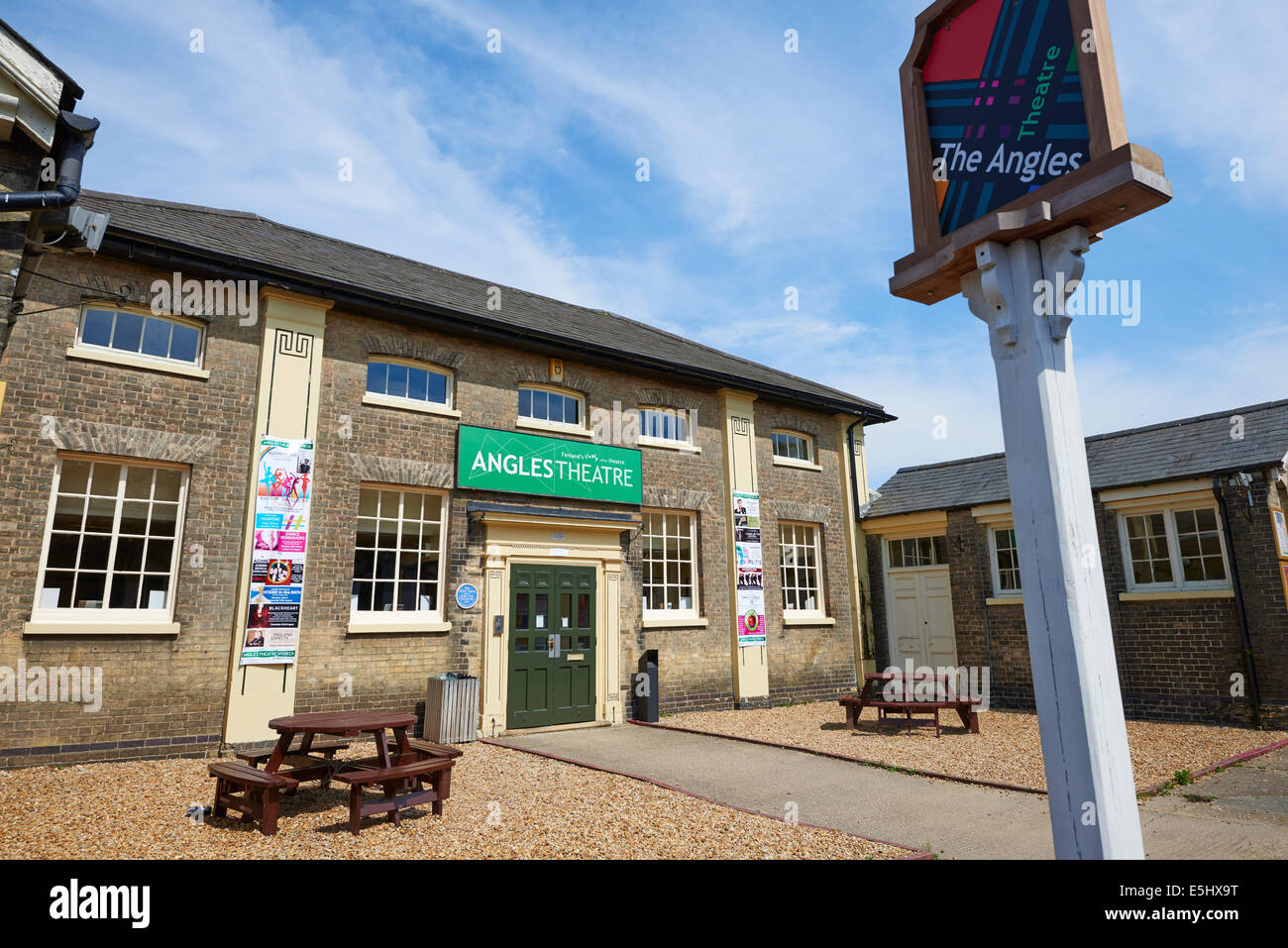 Winkel-Theater Alexandra Road Wisbech Fenland Cambridgeshire UK Stockfoto
