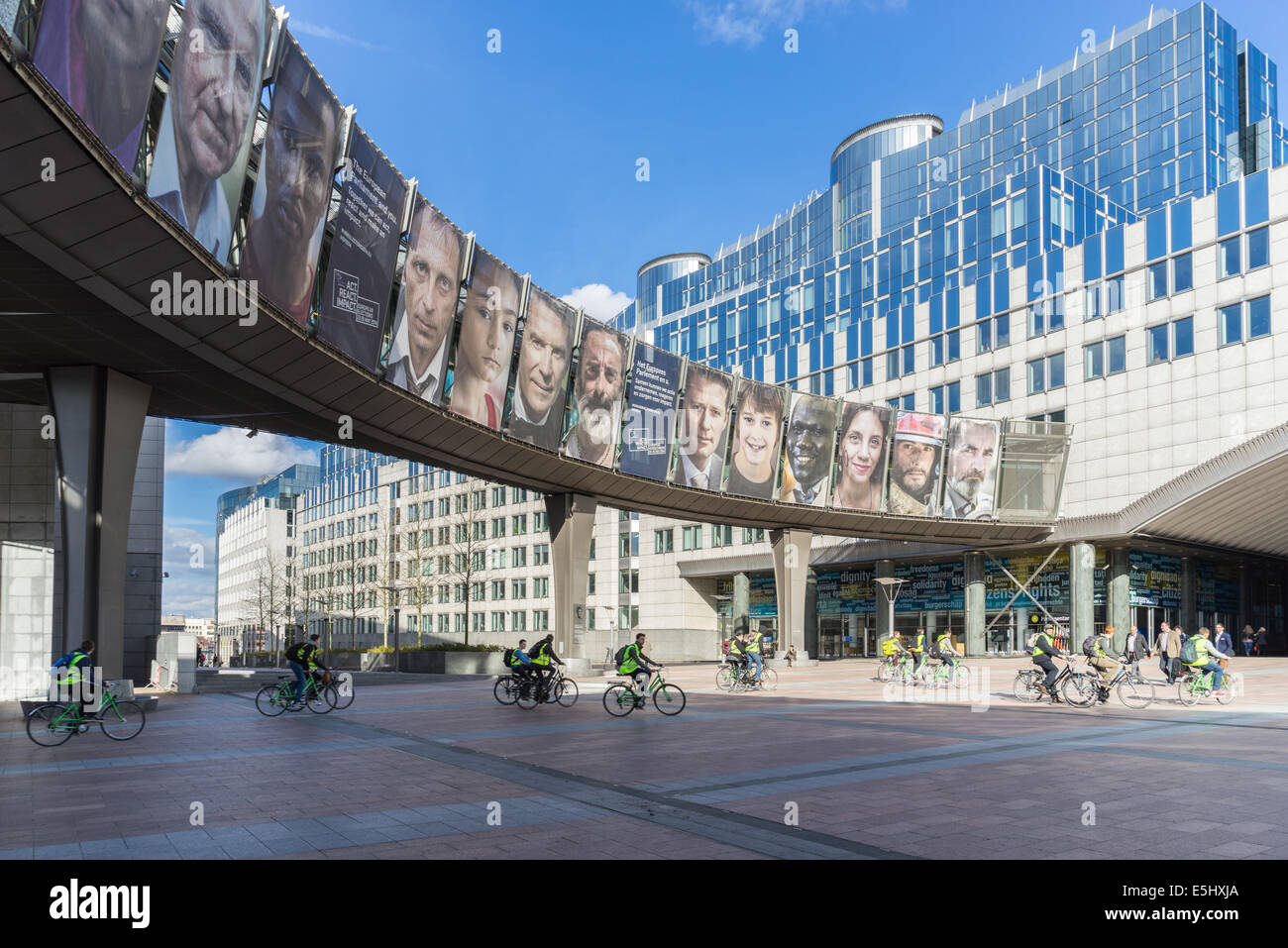 Europäischen Parlament Brüssel Stockfoto