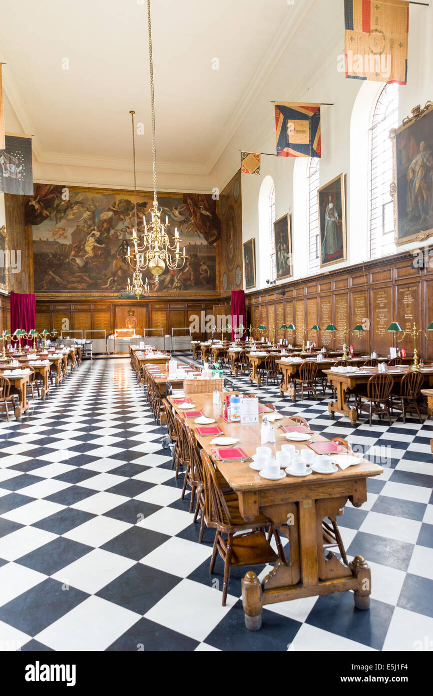 Die große Halle im Royal Hospital Chelsea in London, England, Vereinigtes Königreich Stockfoto