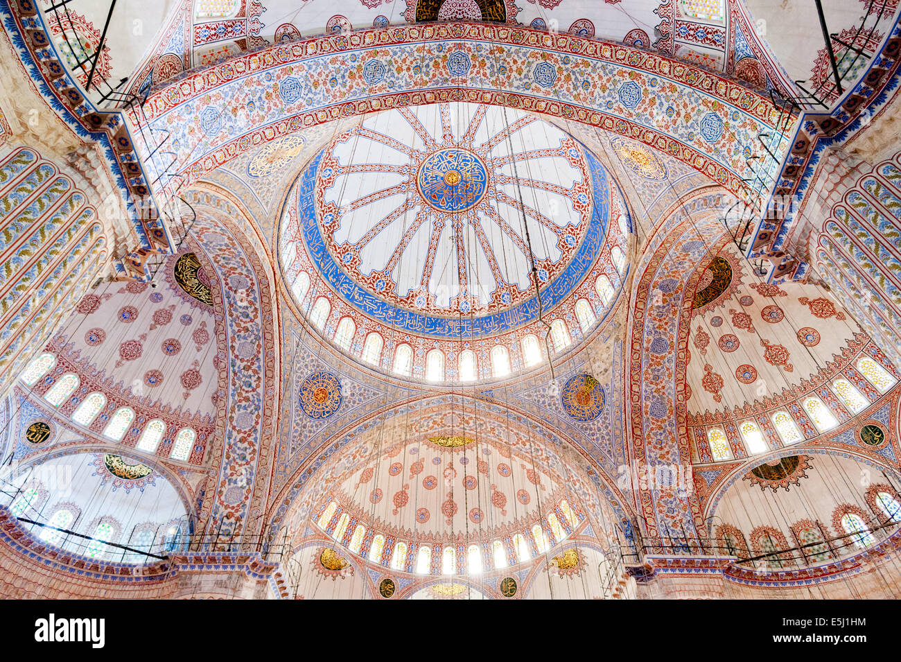 Die blaue Moschee, Istanbul, Türkei Stockfoto