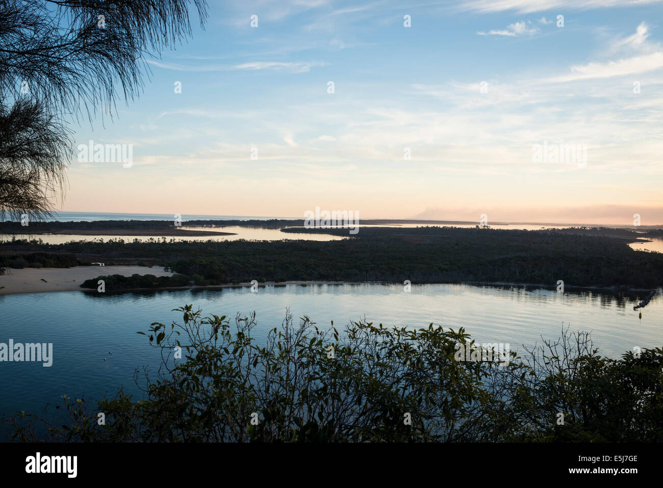 Seen Eingang, Gippsland, Victoria Stockfoto