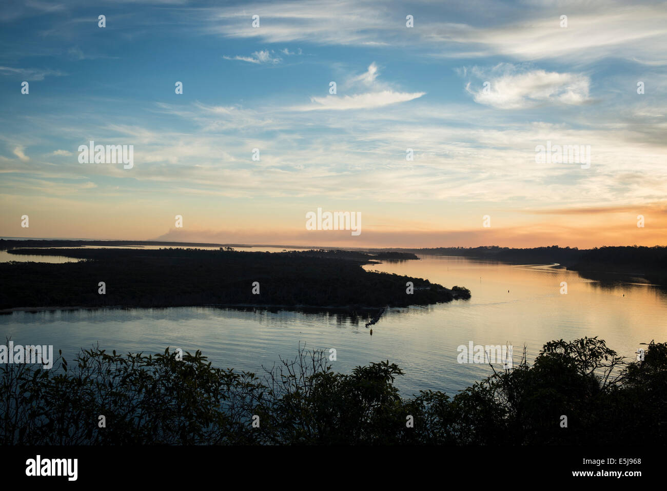 Seen Eingang, Gippsland, Victoria Stockfoto