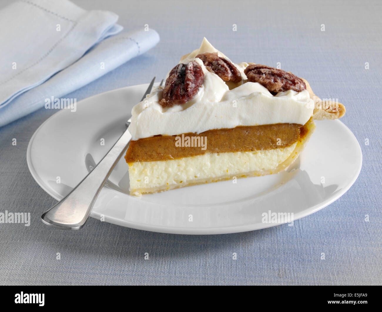 Kürbiskuchen Stockfoto