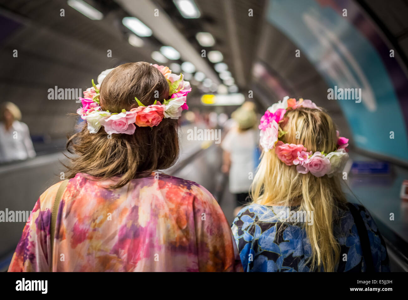 London, UK. 2. August 2014. UK-Wetter: Londoner weiterhin die Sommerhitze in August fühlen Credit: Guy Corbishley/Alamy Live News Stockfoto