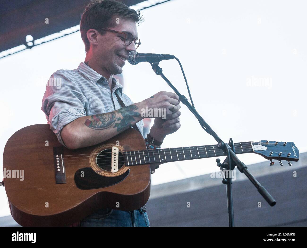 20. Juli 2014 - führt Ferndale, MI, USA - JUSTIN TOWNES EARLE in Ferndale, Michigan. (Kredit-Bild: © Alexis Simpson/ZUMA Draht) Stockfoto