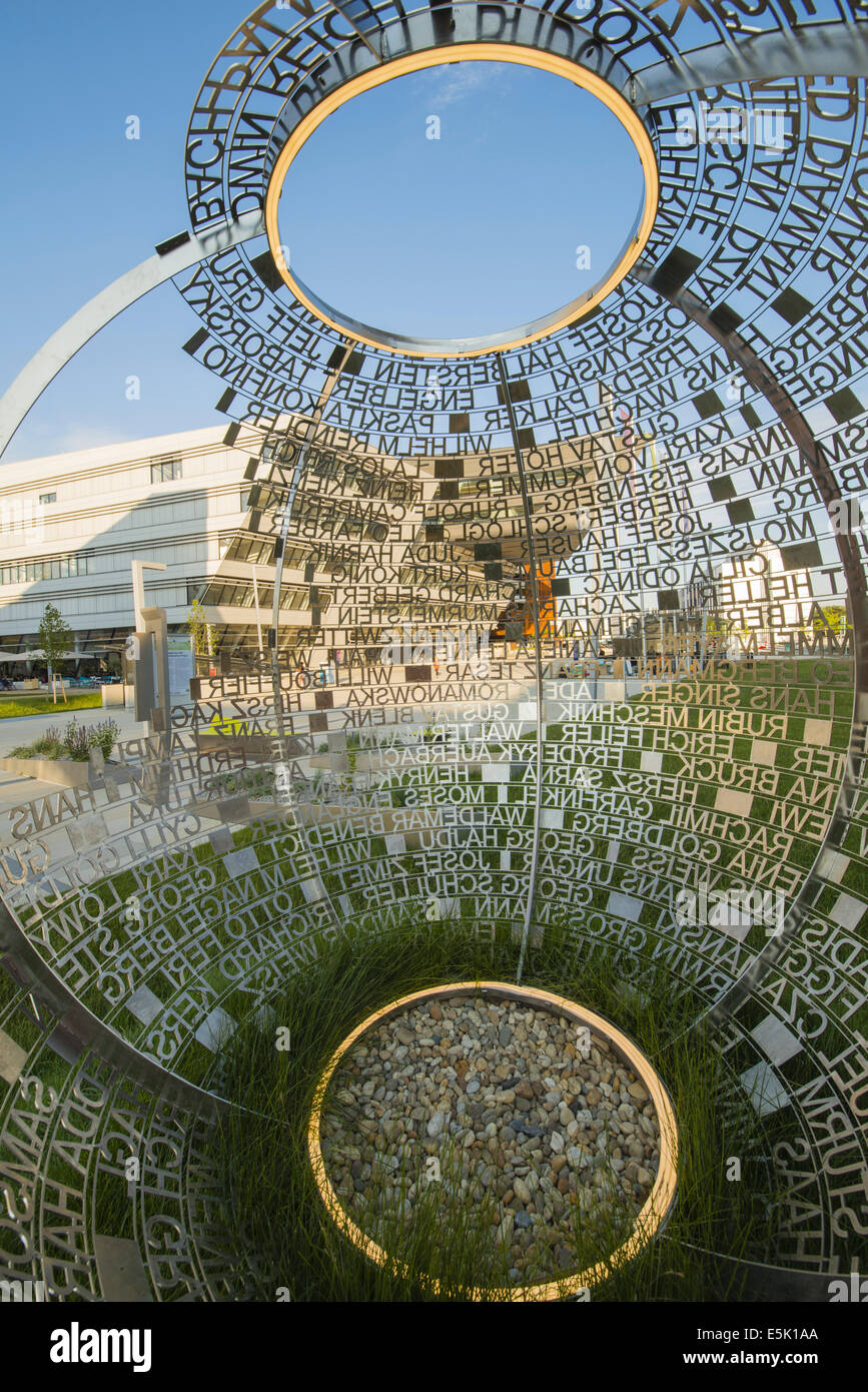WU Campus Wien, der Wirtschaftsuniversität Wien und Business Stockfoto