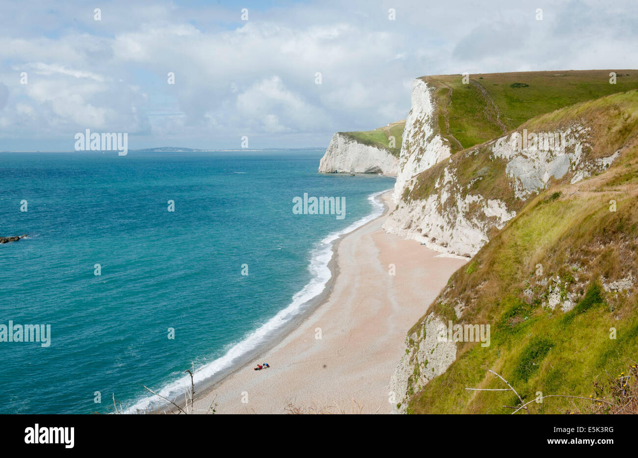 Der Jurassic Coast ist ein UNESCO-Welterbe an der englischen Kanalküste Südenglands. Stockfoto