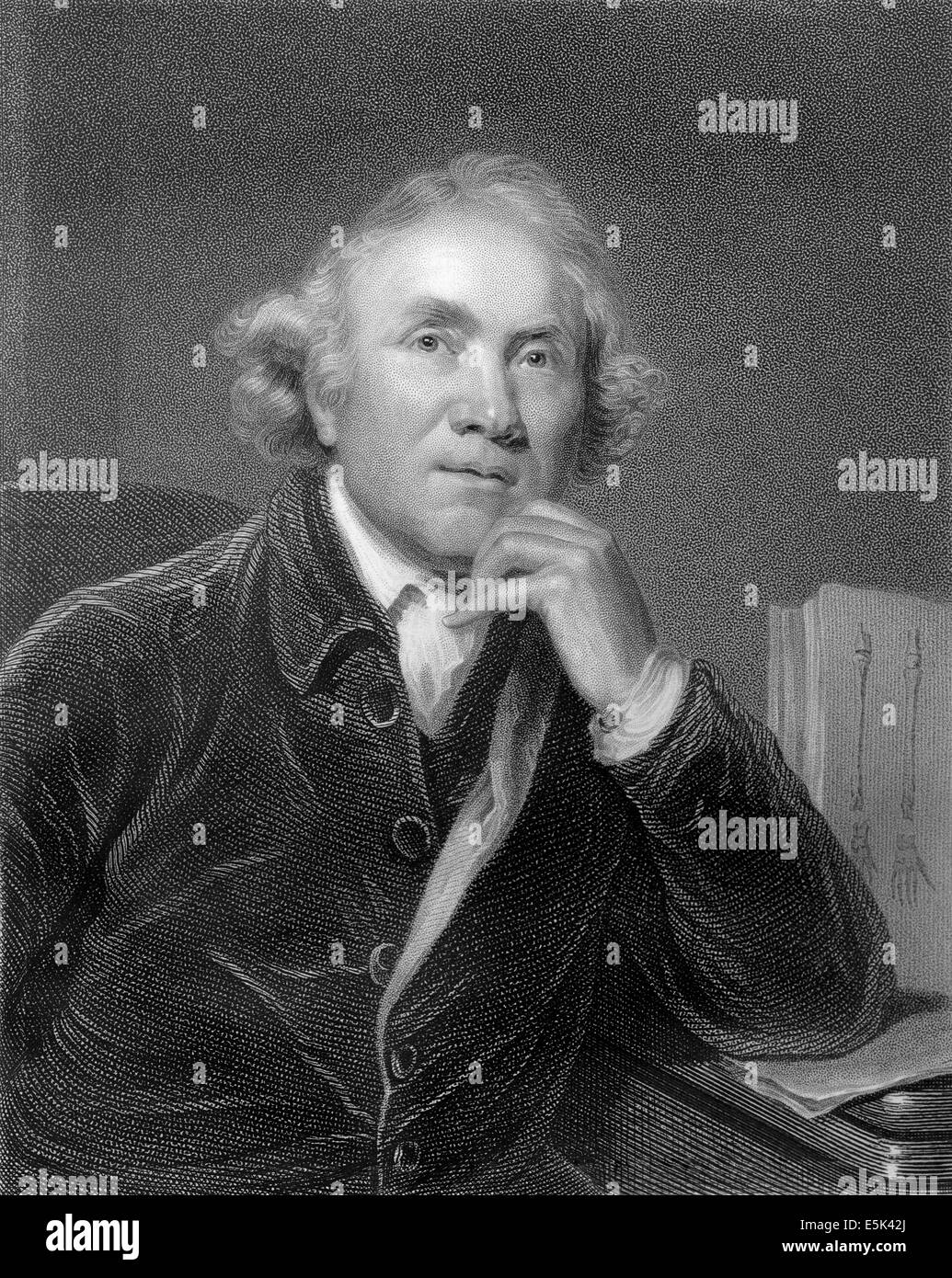 John Hunter, 1728-1793, ein schottischer Chirurg, Stockfoto