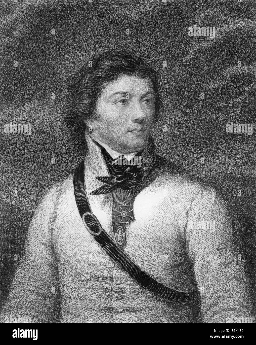 Andrzej Tadeusz Bonawentura Kościuszko oder Andrew Thaddeus Bonaventure Kościuszko; 1746 - 1817, ein nationaler Held in Polen, Andrz Stockfoto