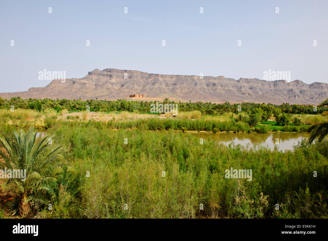 Agora, Hotel, Oase in der Wüste, Paul Street, Reisen & Landscape Photographer, südlichen Marokko, an der Grenze der Wüste Sahara & Algerien, Nord Afrika Stockfoto