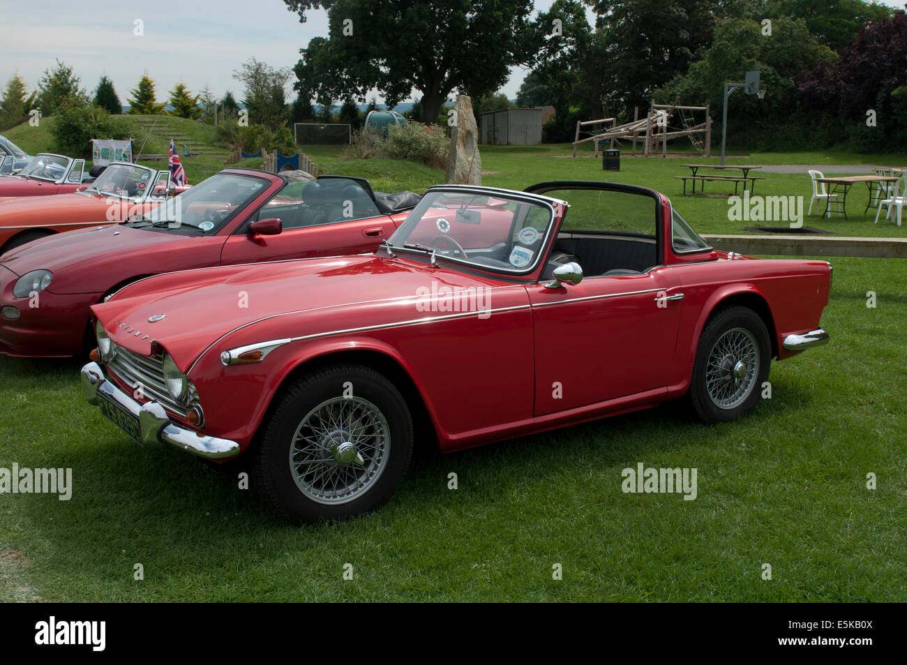 Triumph TR4A IRS Auto Stockfoto