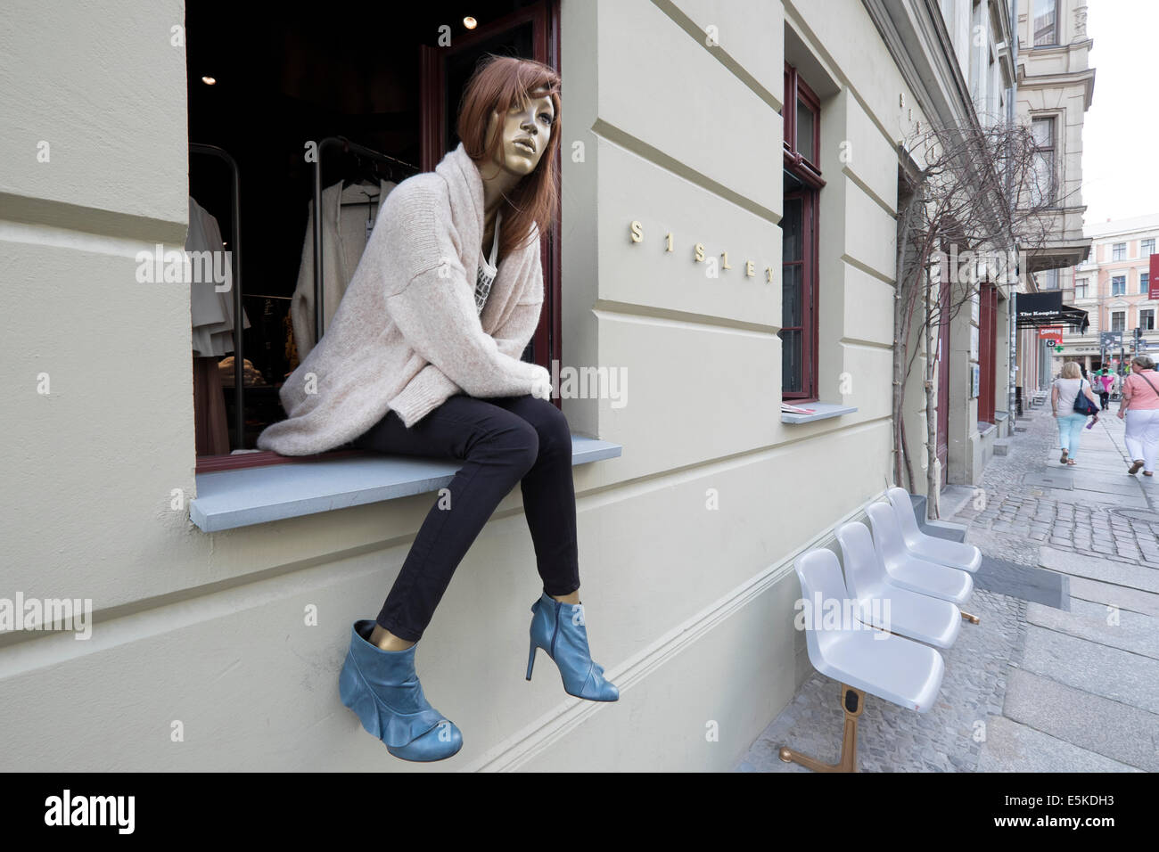 Sisley-Boutique in Neue Schonhauser Straße im angesagten modischen Bezirk Mitte in Berlin Deutschland Stockfoto