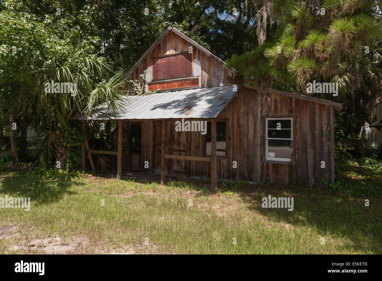 Reliquie Altbau befindet sich in Otter Creek, Florida Stockfoto