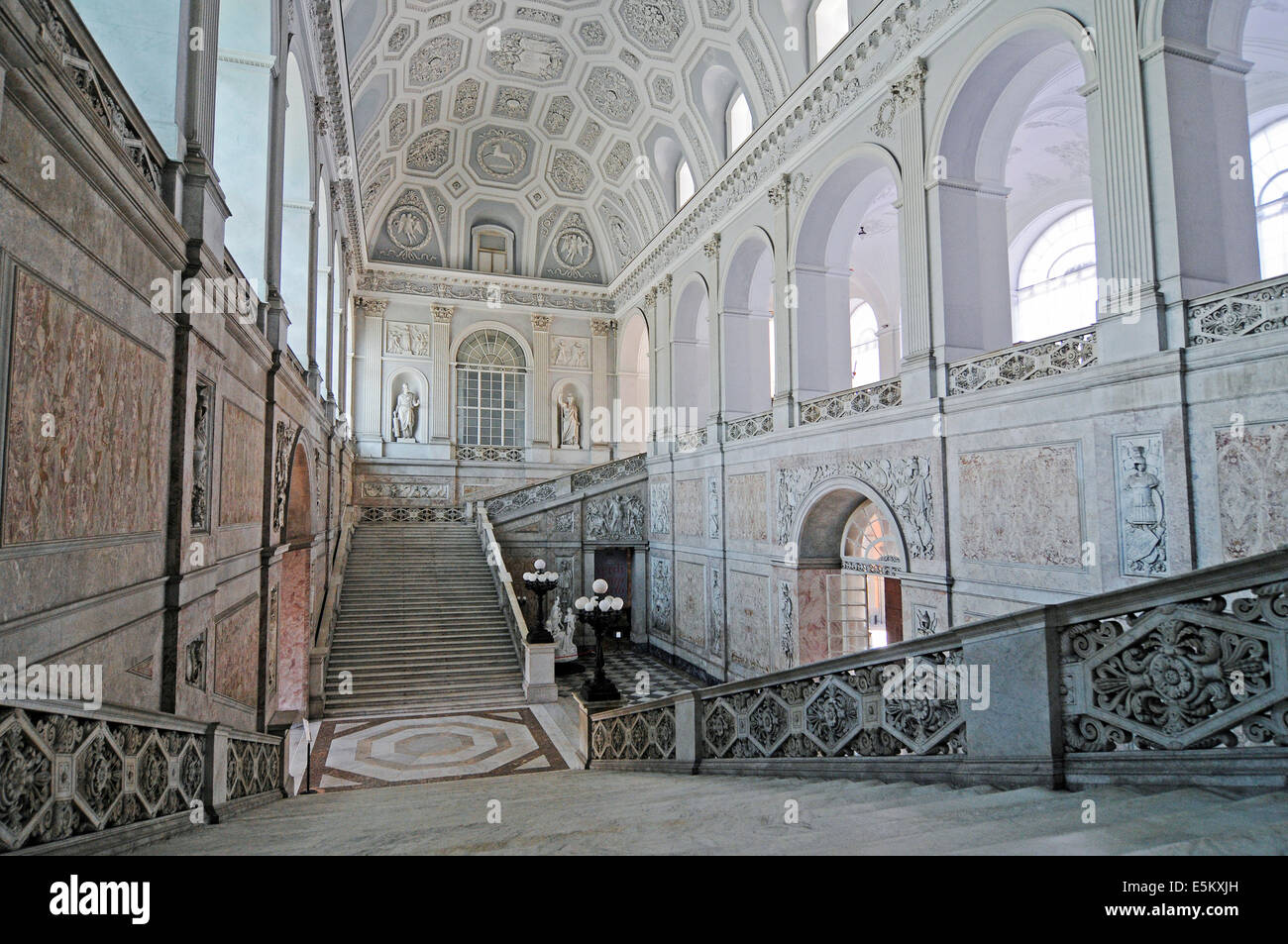 Palazzo Reale, Königspalast, Museum, Neapel, Kampanien, Italien Stockfoto