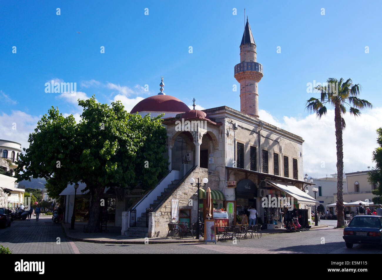 Hajji Hasan-Moschee, Loggia Square, Kos-Stadt, Kos, Griechenland Stockfoto