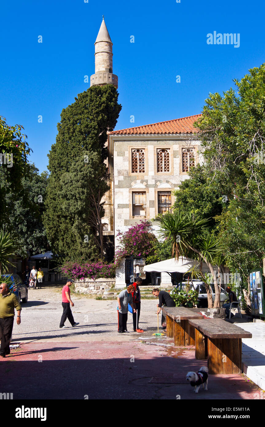 Hajji Hasan-Moschee, Loggia Square, Kos-Stadt, Kos, Griechenland Stockfoto