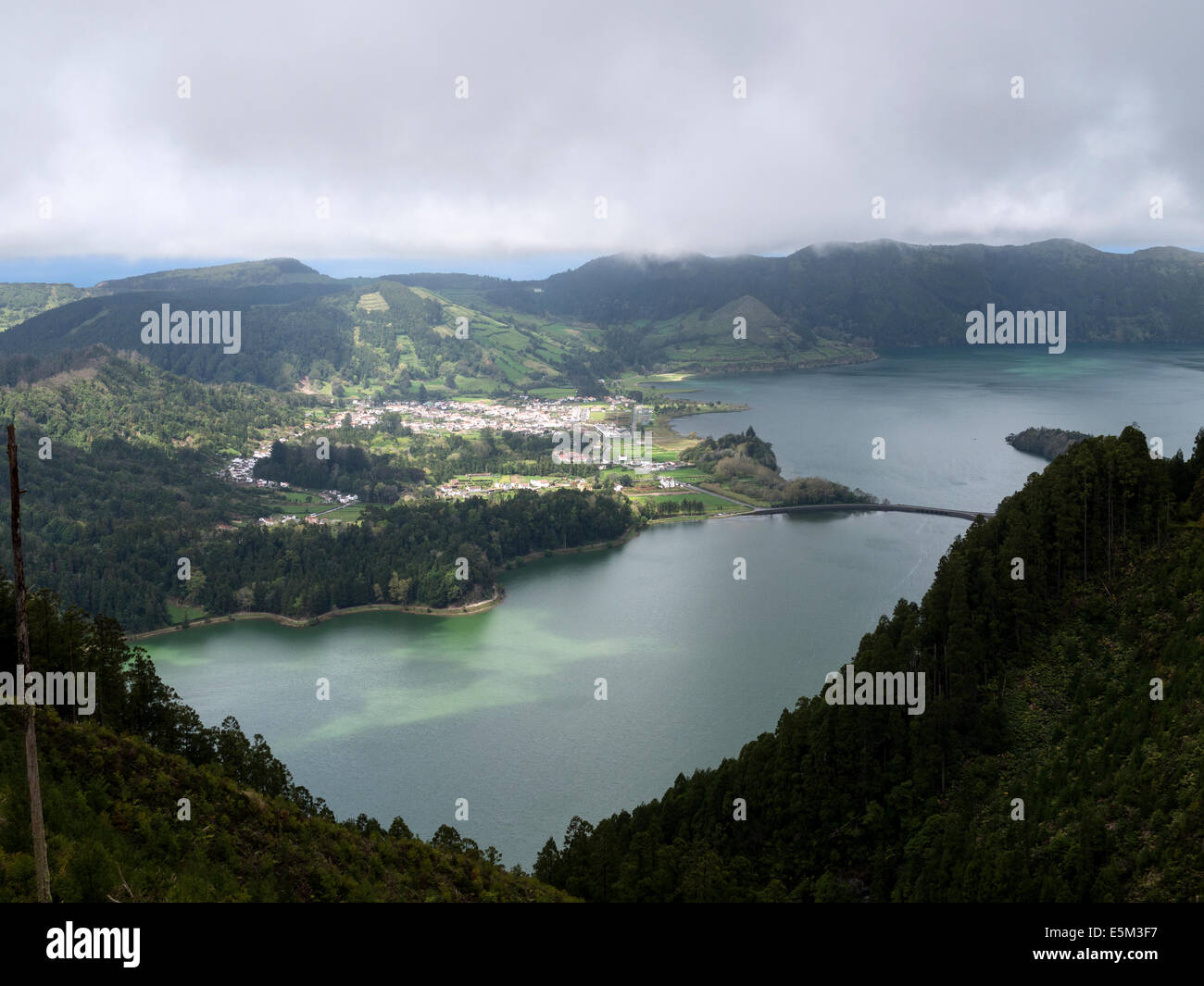 Lagoa Azul, westlichen Saõ Insel der Azoren Stockfoto