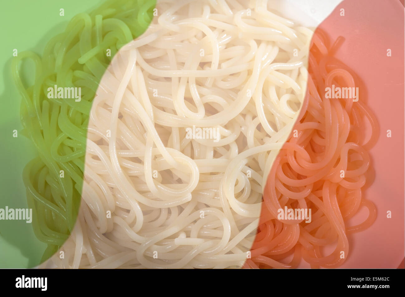 Italienische spaghetti Stockfoto