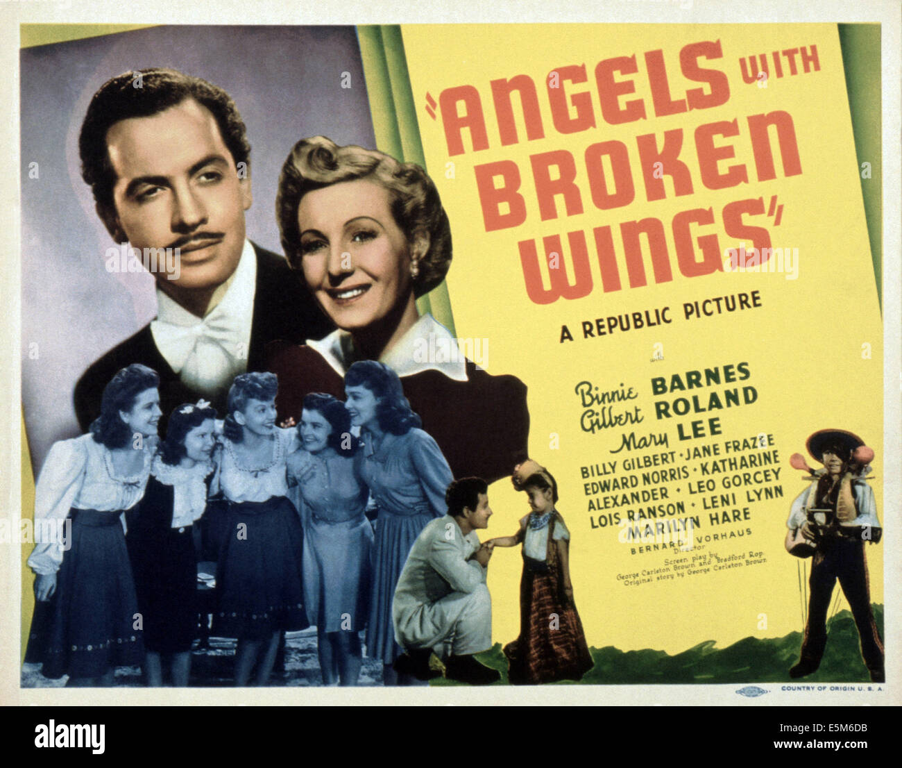 Engel mit BROKEN WINGS, oben von links: Edward Norris, Binnie Barnes, 1941 Stockfoto