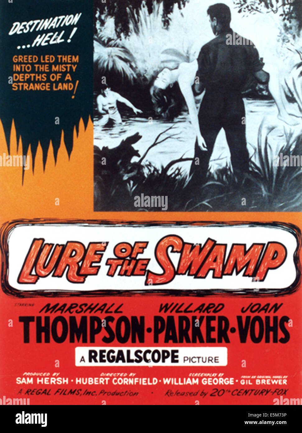 LURE THE SWAMP, 1957, TM & Copyright © 20th Century Fox Film Corp./Courtesy Everett Collection Stockfoto