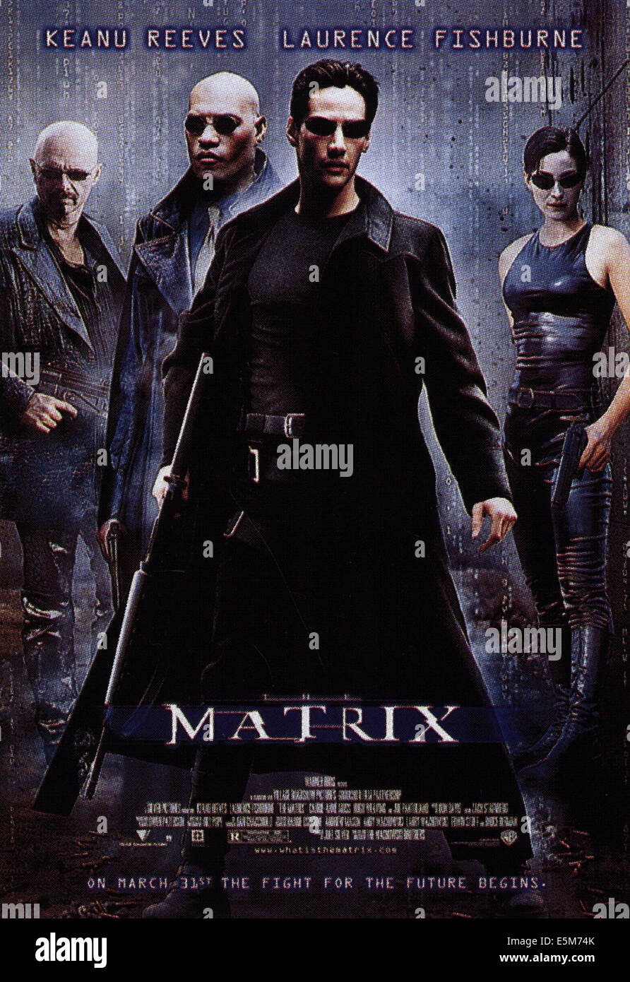 MATRIX, Plakat, 1999 Stockfoto