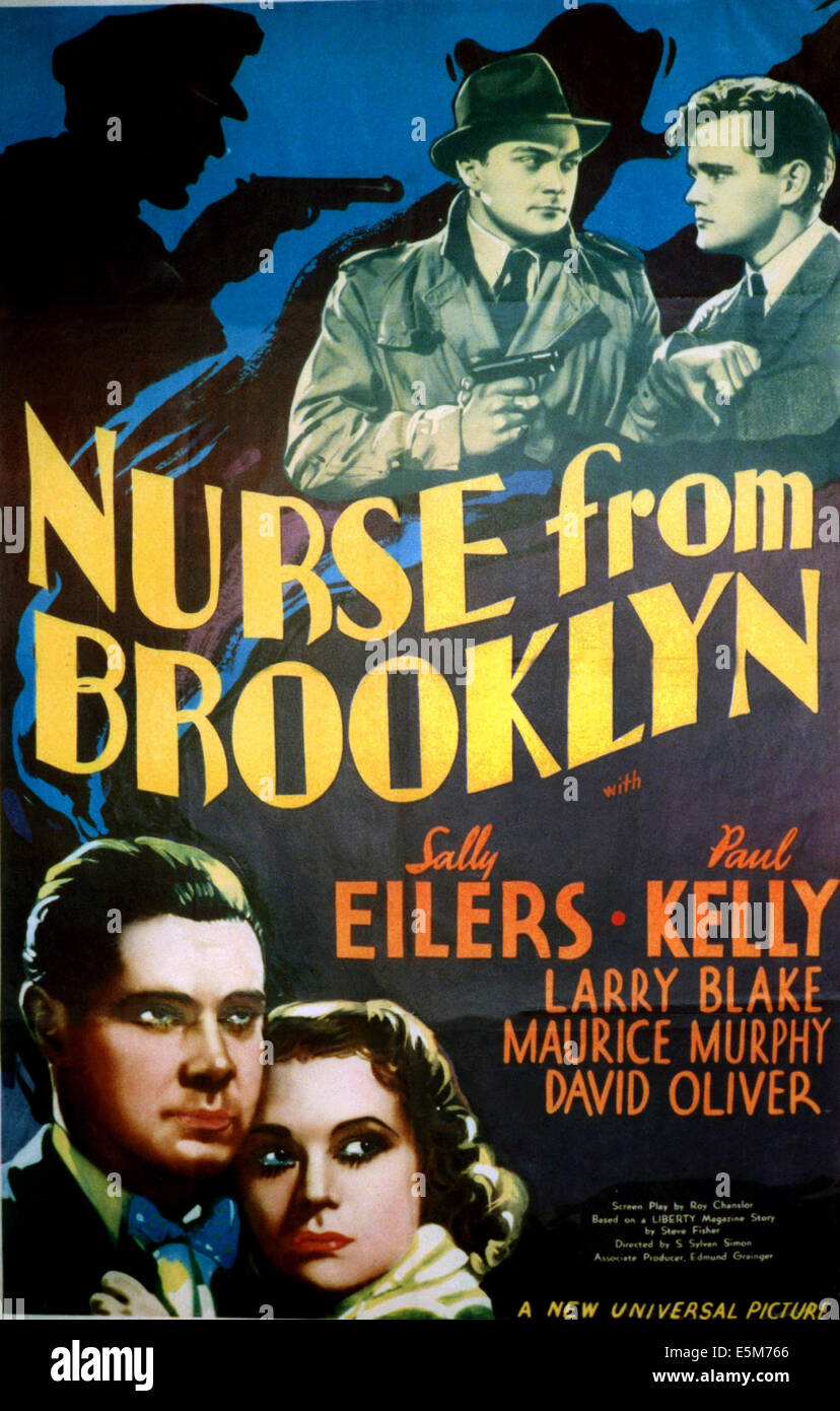 DIE Krankenschwester von BROOKLYN, unten: Paul Kelly, Sally Eilers; oben: Larry J. Blake, Maurice Murphy, 1938 Stockfoto