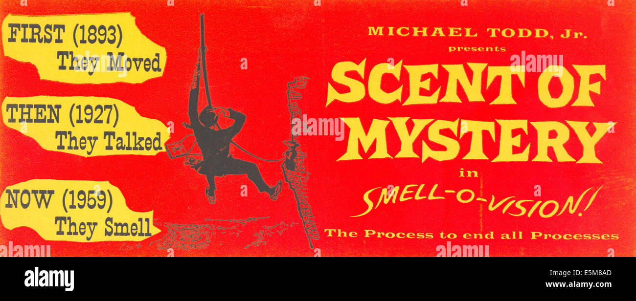 Duft des Geheimnisses, im Geruch-O-Vision, 1960. Stockfoto