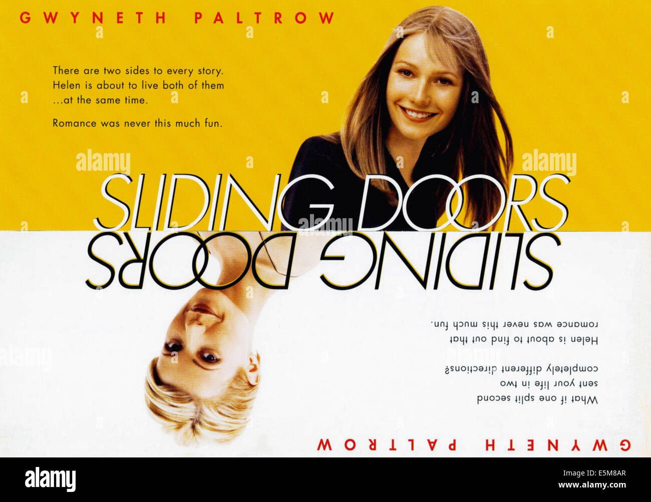 Schiebetüren, Gwyneth Paltrow (zweimal), 1998, © Miramax/Courtesy Everett Collection Stockfoto