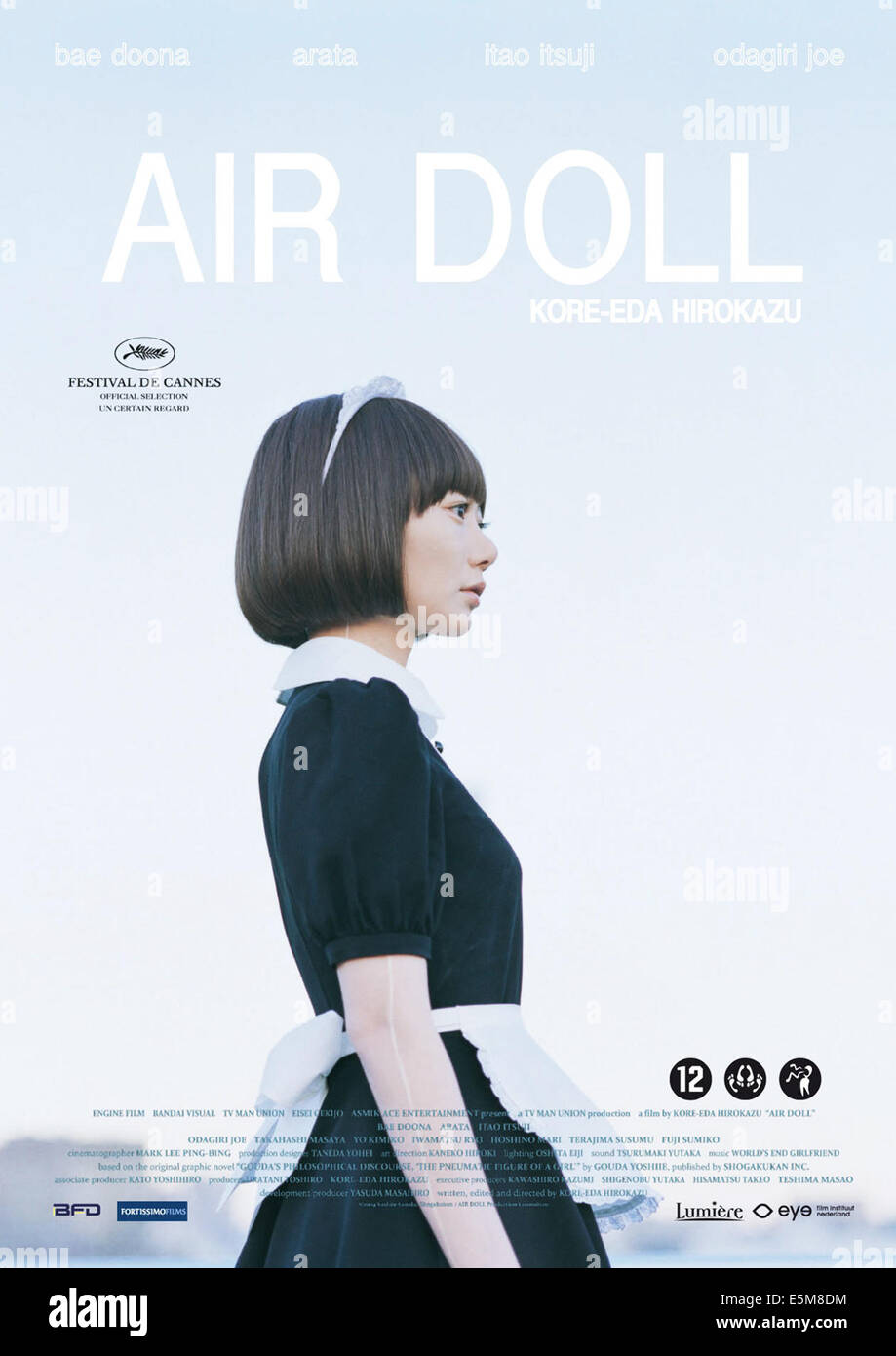 AIR DOLL, (aka KUKI NINGYO), niederländische Plakat auf Englisch, BAE Du-Na, 2009. © Asmik Ace Entertainment/Courtesy Everett Collection Stockfoto