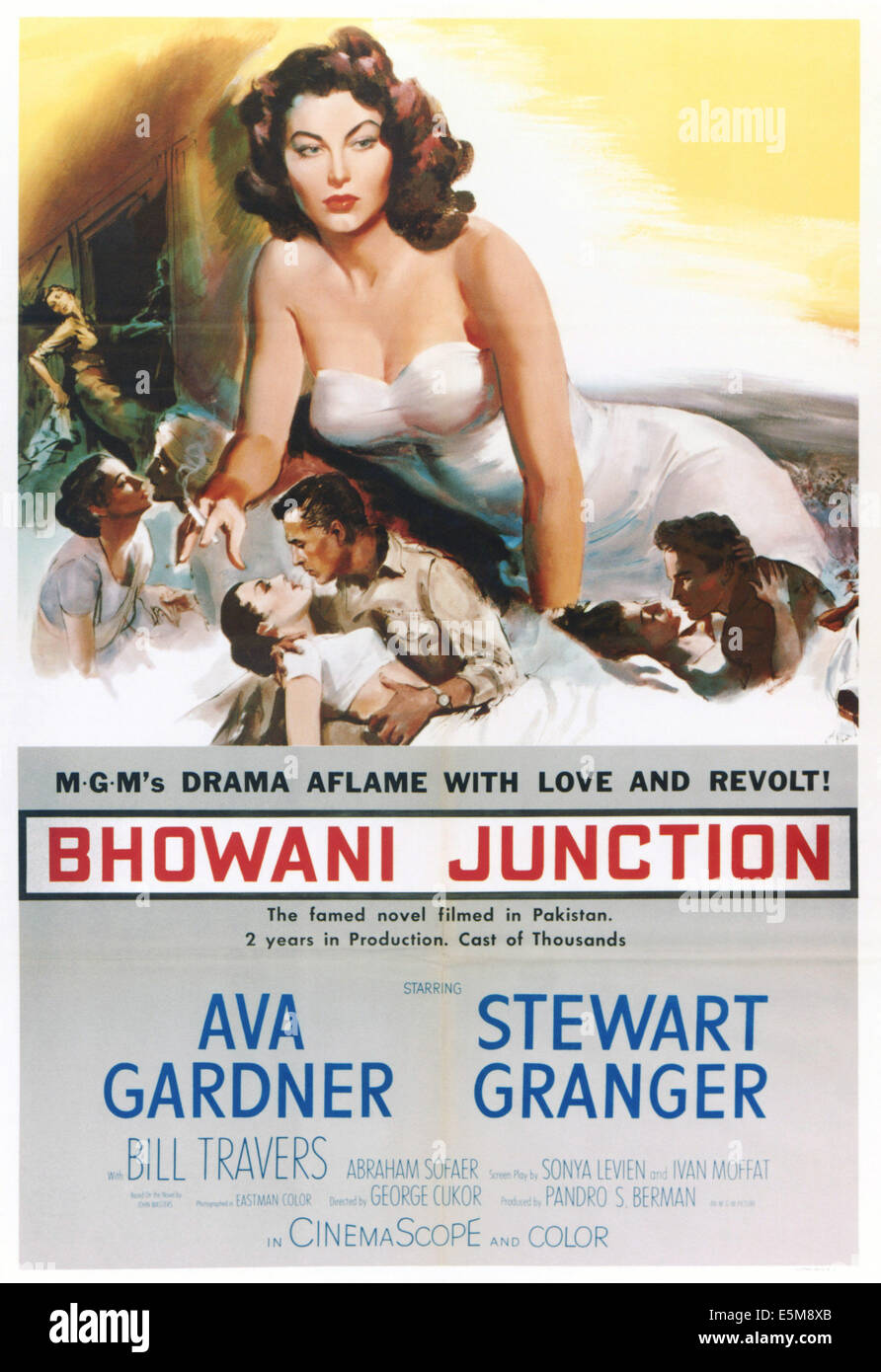 BHOWANI JUNCTION, Ava Gardner, 1956 Stockfoto