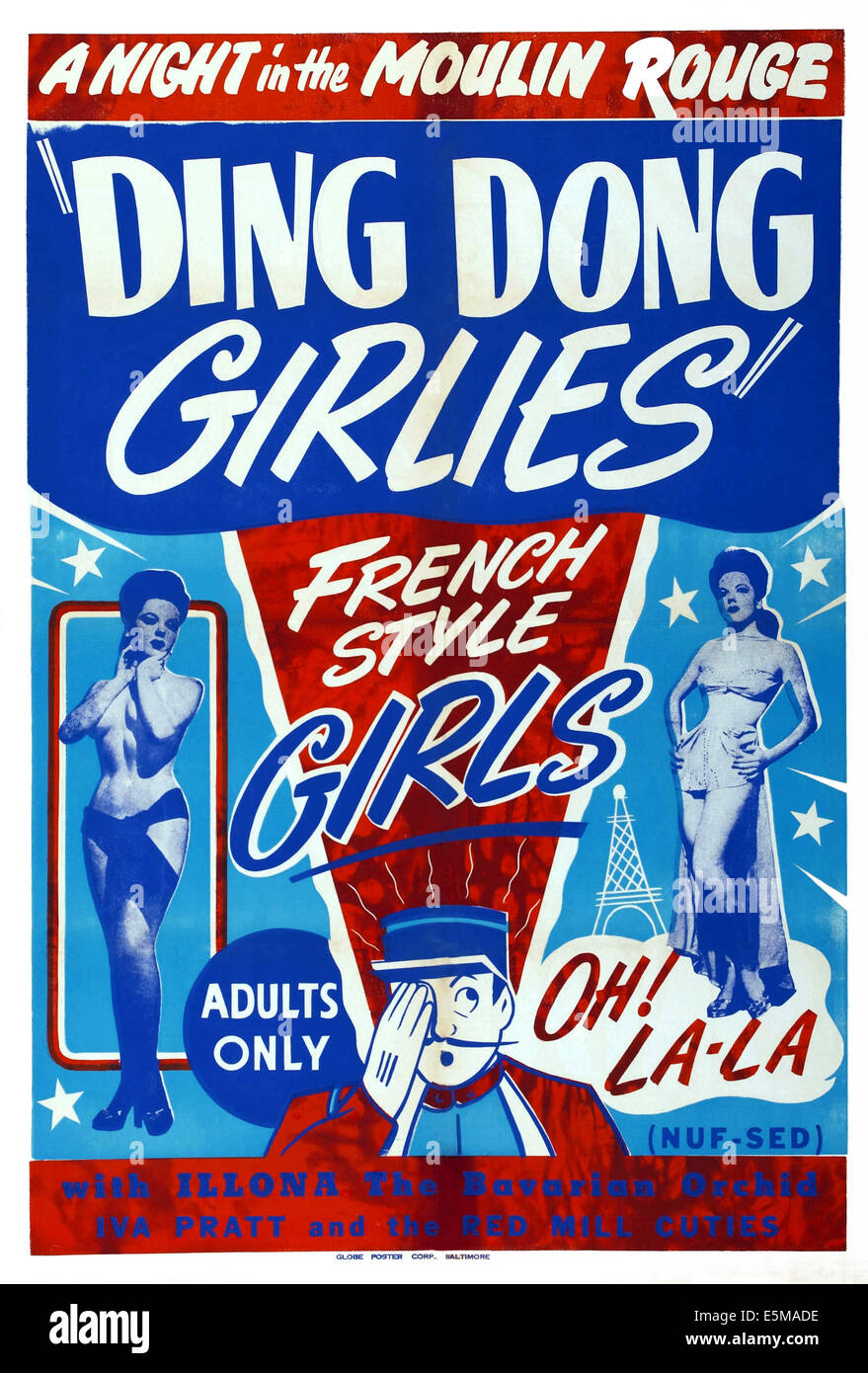 DING DONG, (aka DING DONG GIRLIES), US-Plakat, 1951 Stockfoto