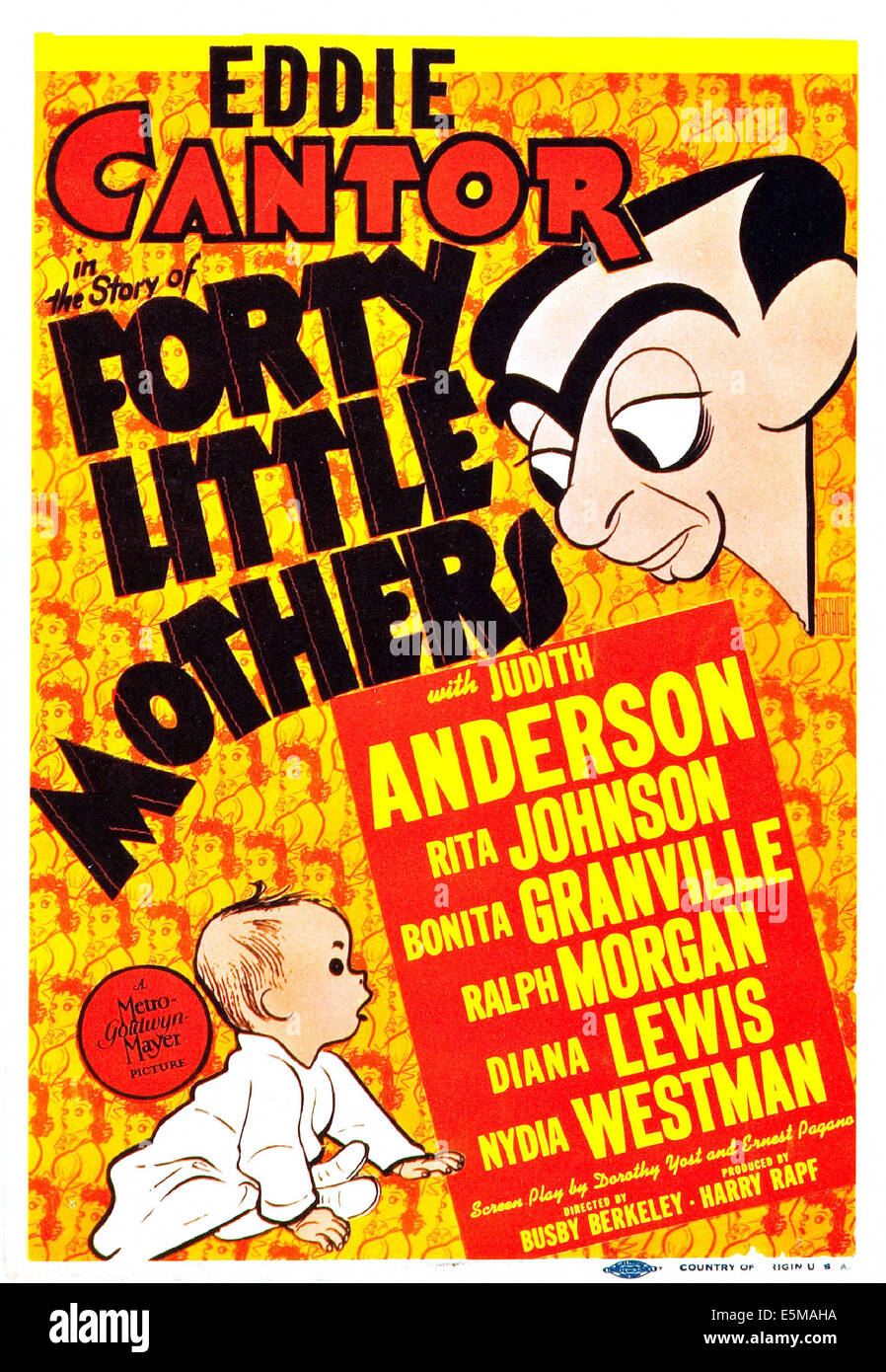VIERZIG Mütterchen, US-Plakat, Eddie Cantor (oben rechts), 1940 Stockfoto