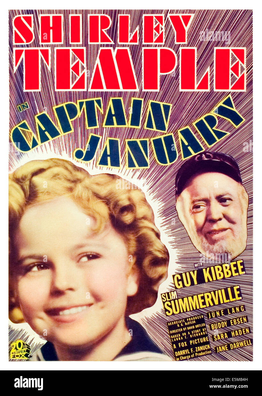 Kapitän Januar, Shirley Temple, Guy Kibbee, 1936. TM & Copyright © 20th Century Fox Film Corp./Courtesy Everett Collection Stockfoto