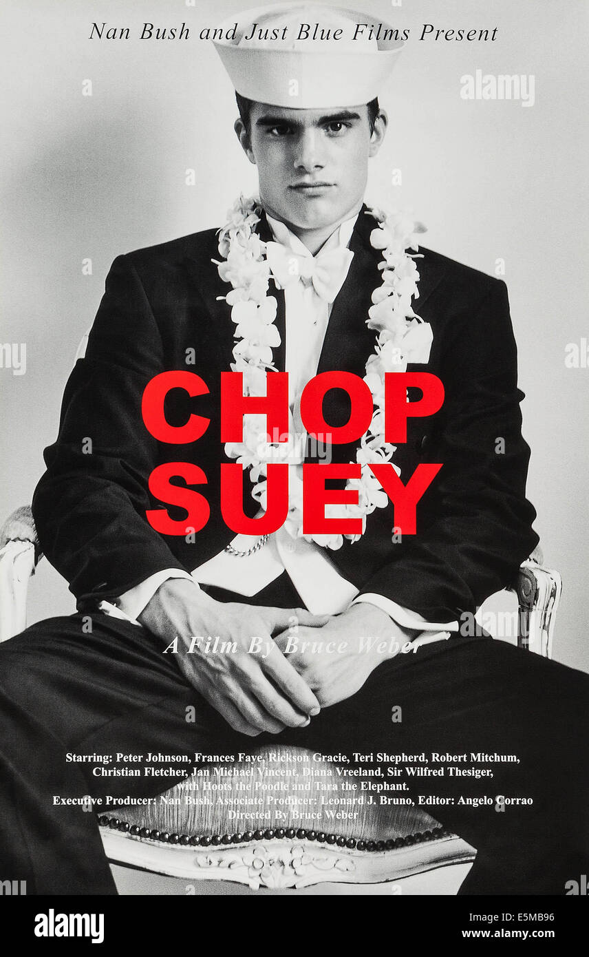 CHOP SUEY, US Plakatkunst, Peter Johnson, 2001. © Zeitgeist Filme/Courtesy Everett Collection Stockfoto