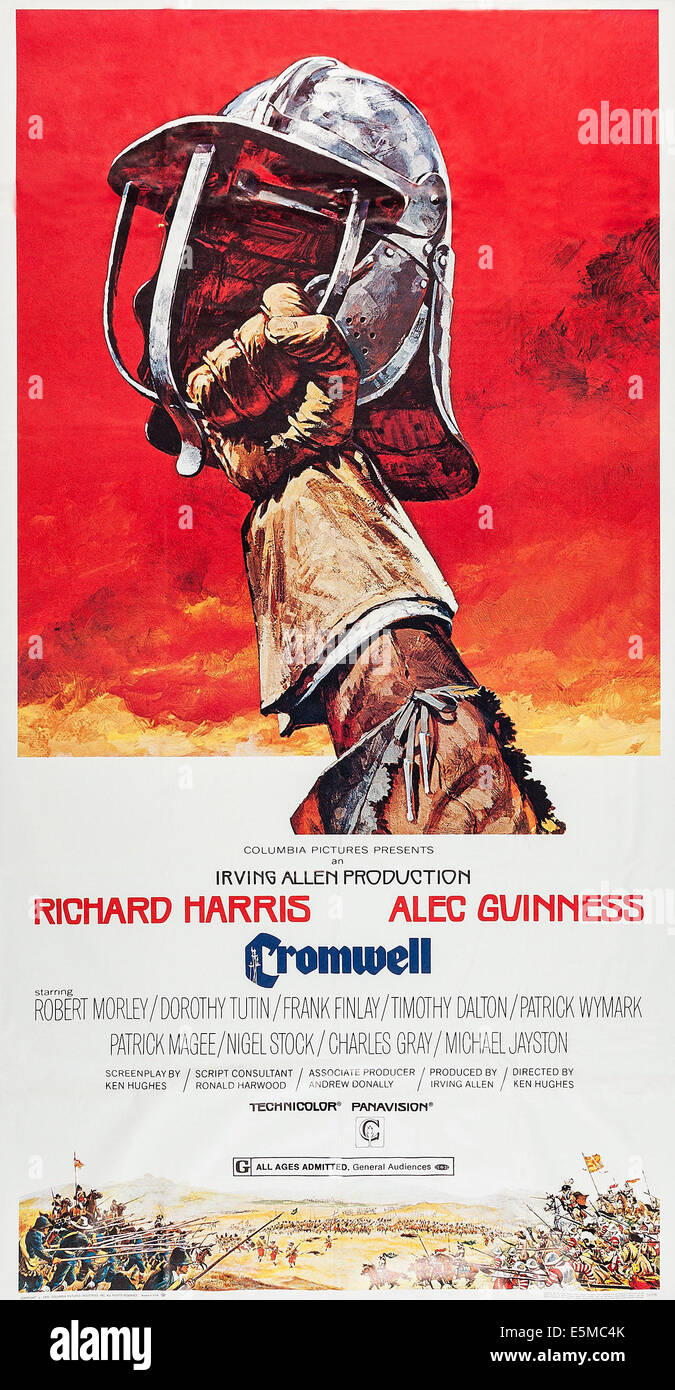 CROMWELL, Plakatkunst, 1970 Stockfoto