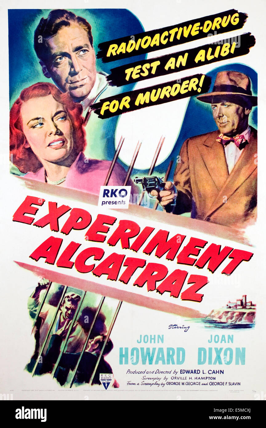 EXPERIMENT ALCATRAZ, Joan Dixon, John Howard, Robert Shayne, 1950. Stockfoto