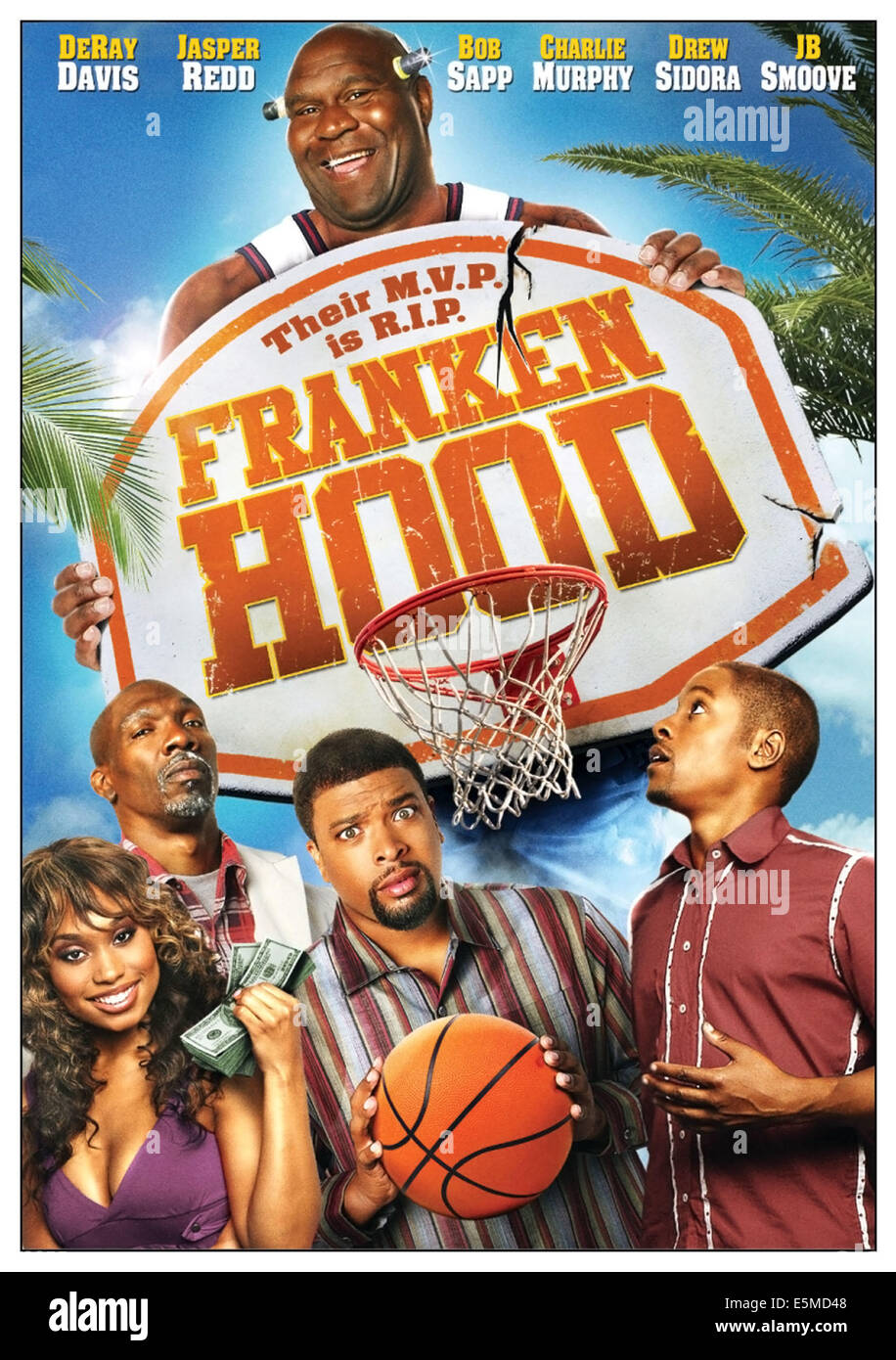 FRANKENHOOD, von links: Drew Sidora, Charles Q. Murphy, DeRay Davis, Bob Sapp (oben), Jasper Redd, 2009. © Lionsgate/Höflichkeit Stockfoto