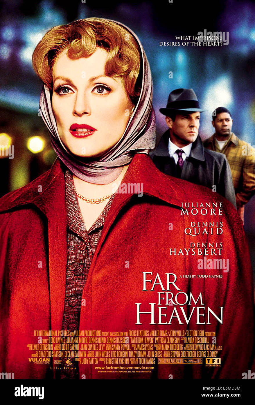 Weit von Himmel, Julianne Moore, Dennis Quaid, Dennis Haysbert, 2002, (c) Focus Features/Courtesy Everett Collection Stockfoto