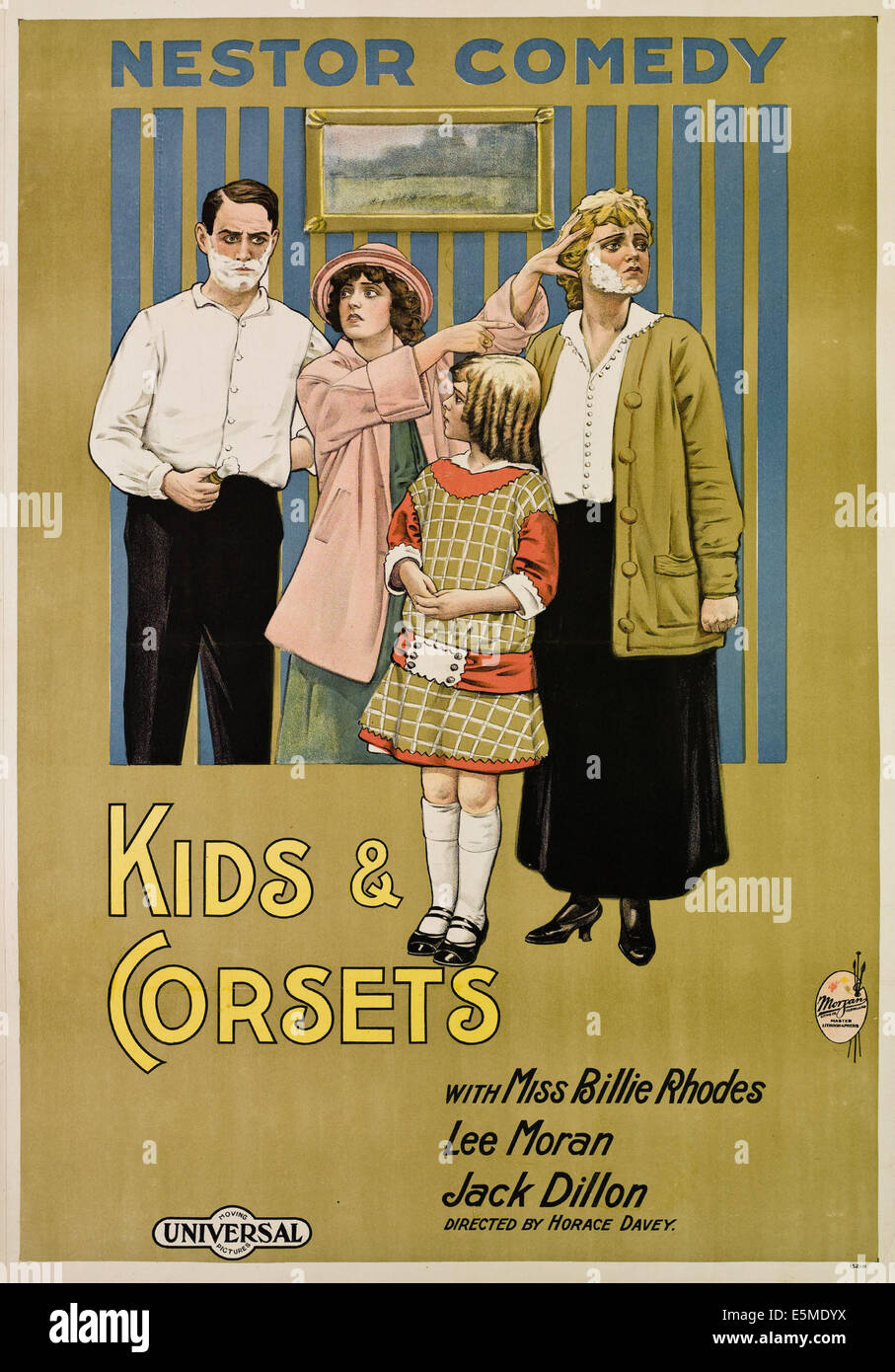 Kinder und Korsetts, (aka Kinder & Korsetts), Billie Rhodes (zweiter von links), 1915 Stockfoto