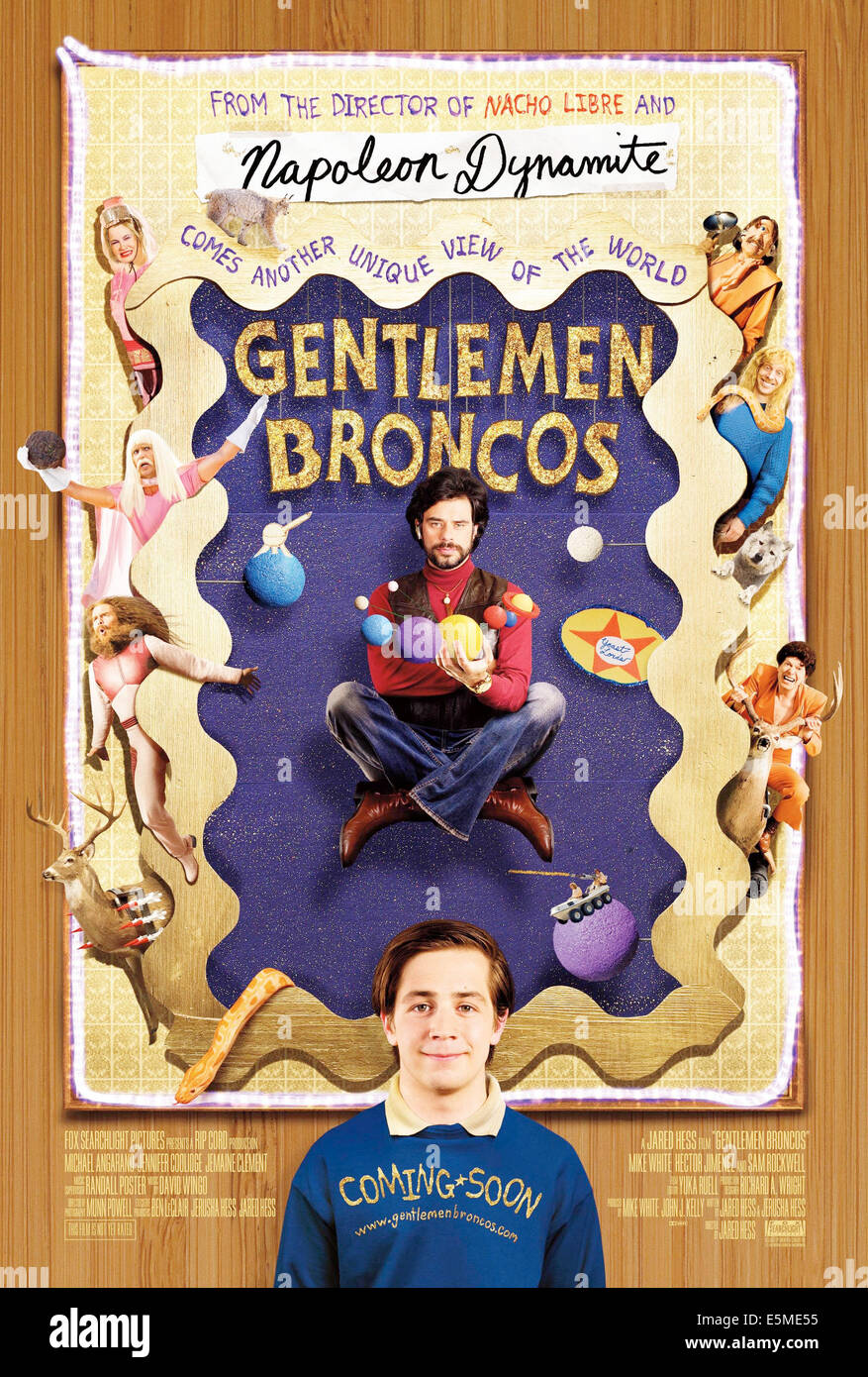 GENTLEMEN BRONCOS, Jemaine Clement (oben Mitte), Michael Angarano (unten Mitte), 2009. pH: Seth Smoot/TM und © Copyright Fox Stockfoto