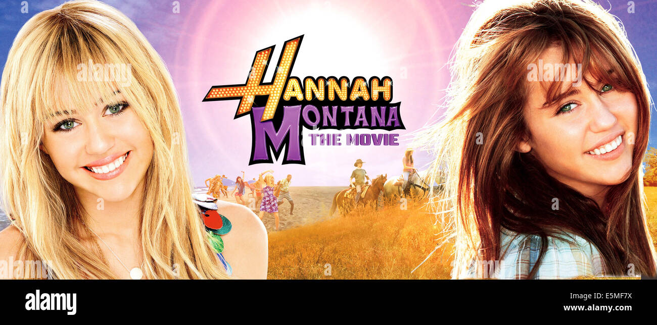 HANNAH MONTANA: THE MOVIE, Miley Cyrus (links und rechts), 2009. © Walt  Disney Co./Courtesy Everett Collection Stockfotografie - Alamy