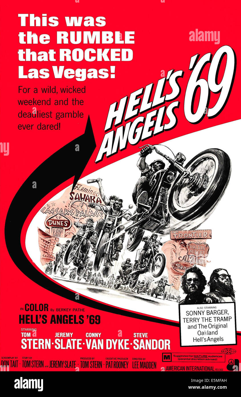HELLS ANGELS 69, 1969 Stockfoto