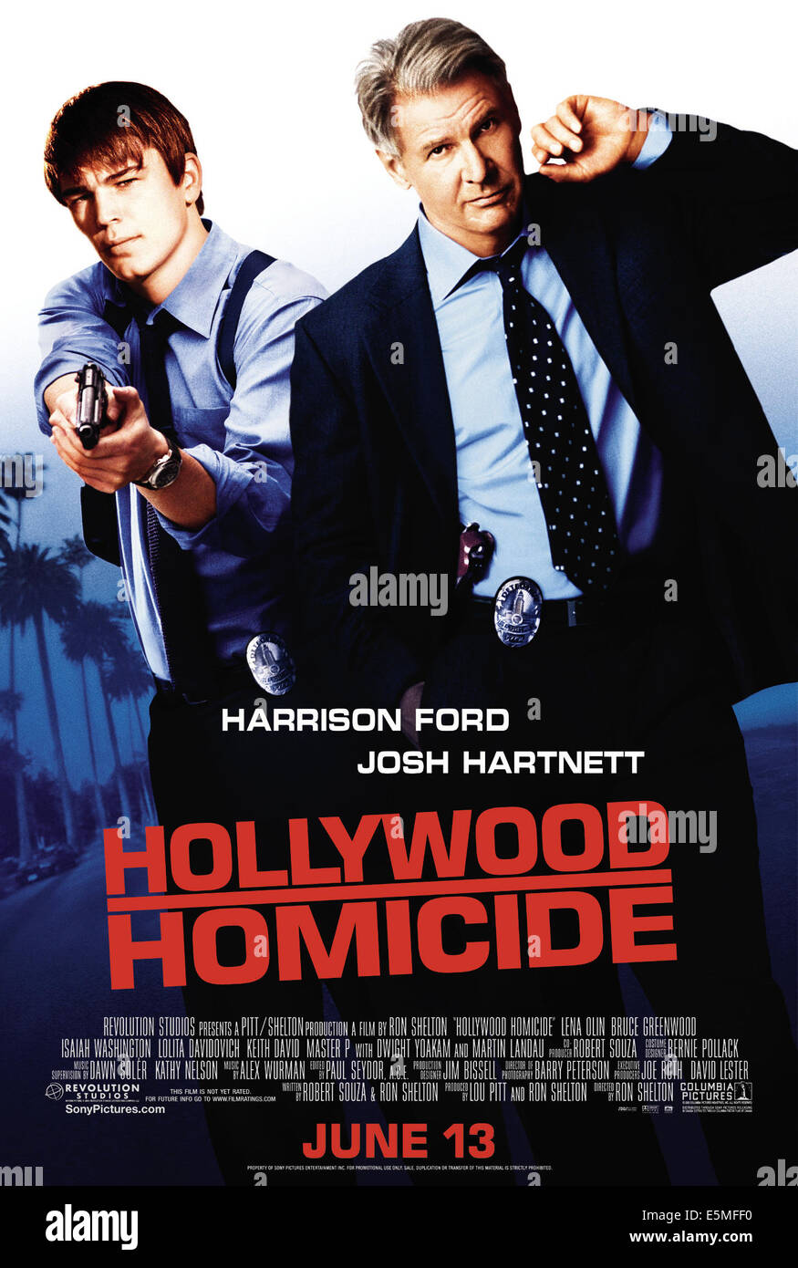 HOLLYWOOD HOMICIDE, Josh Hartnett, Harrison Ford, 2003, (c) Columbia/Courtesy Everett Collection Stockfoto
