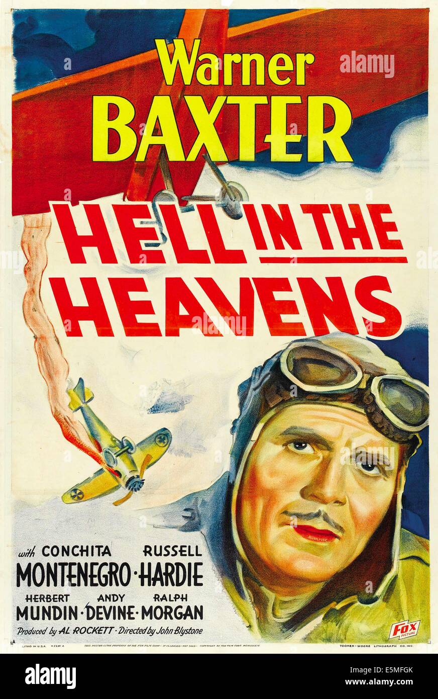 Hölle IN den Himmel, Warner Baxter, 1934, TM und Copyright © 20th Century Fox Film Corp. Alle Rechte vorbehalten. / Höflichkeit Everett Stockfoto