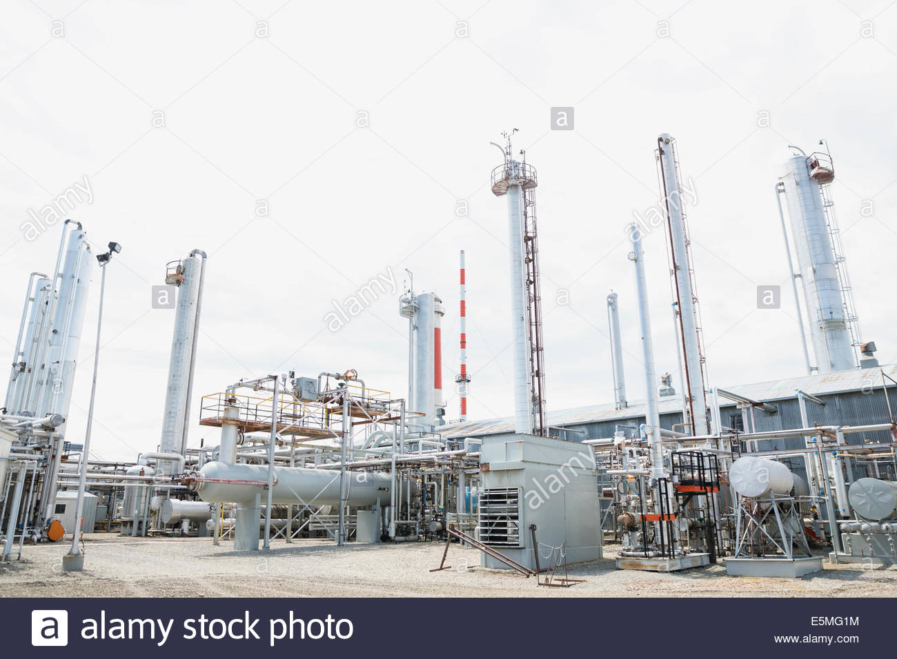 Gas-Anlage Stockfoto