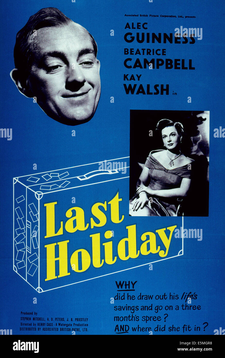 LETZTEN Urlaub, Alec Guinness (oben), Beatrice Campbell, 1950 Stockfoto