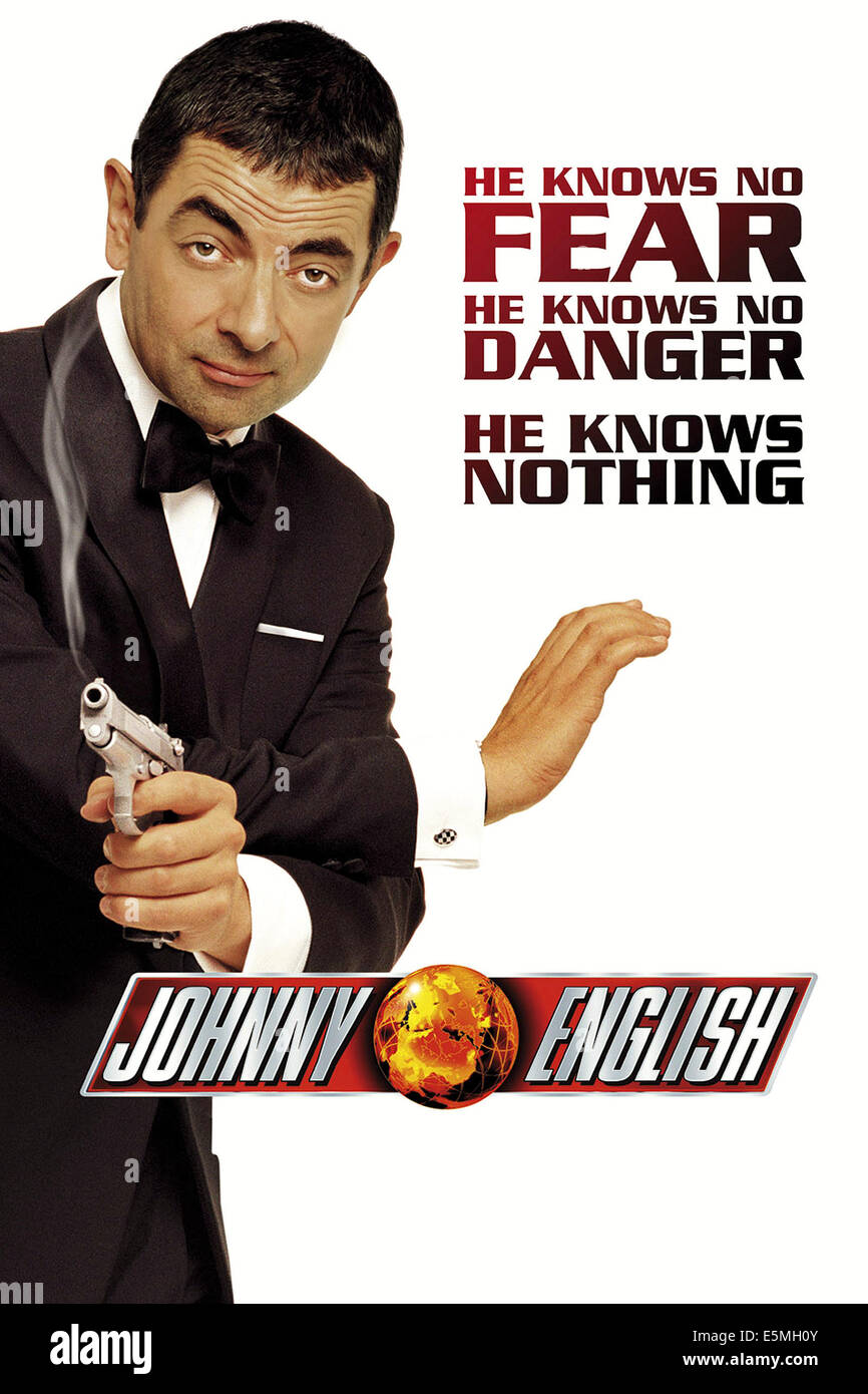 JOHNNY ENGLISH, Rowan Atkinson, 2003, (c) Universal/Courtesy Everett Collection Stockfoto