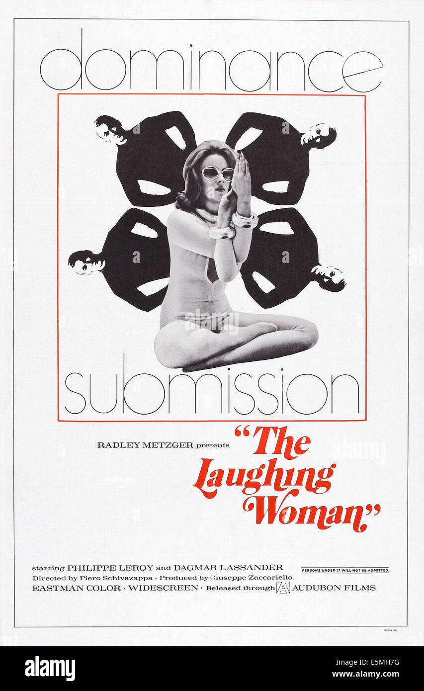 DIE Lachen Frau, (aka FEMINA RIDENS), US-Plakat, 1969 Stockfoto