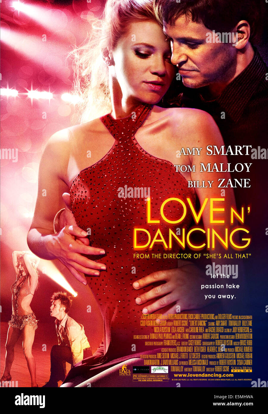 Liebe N' DANCING, von links: Amy Smart, Tom Malloy, 2008. © Bildschirm Filme/Courtesy Everett Mediensammlung Stockfoto