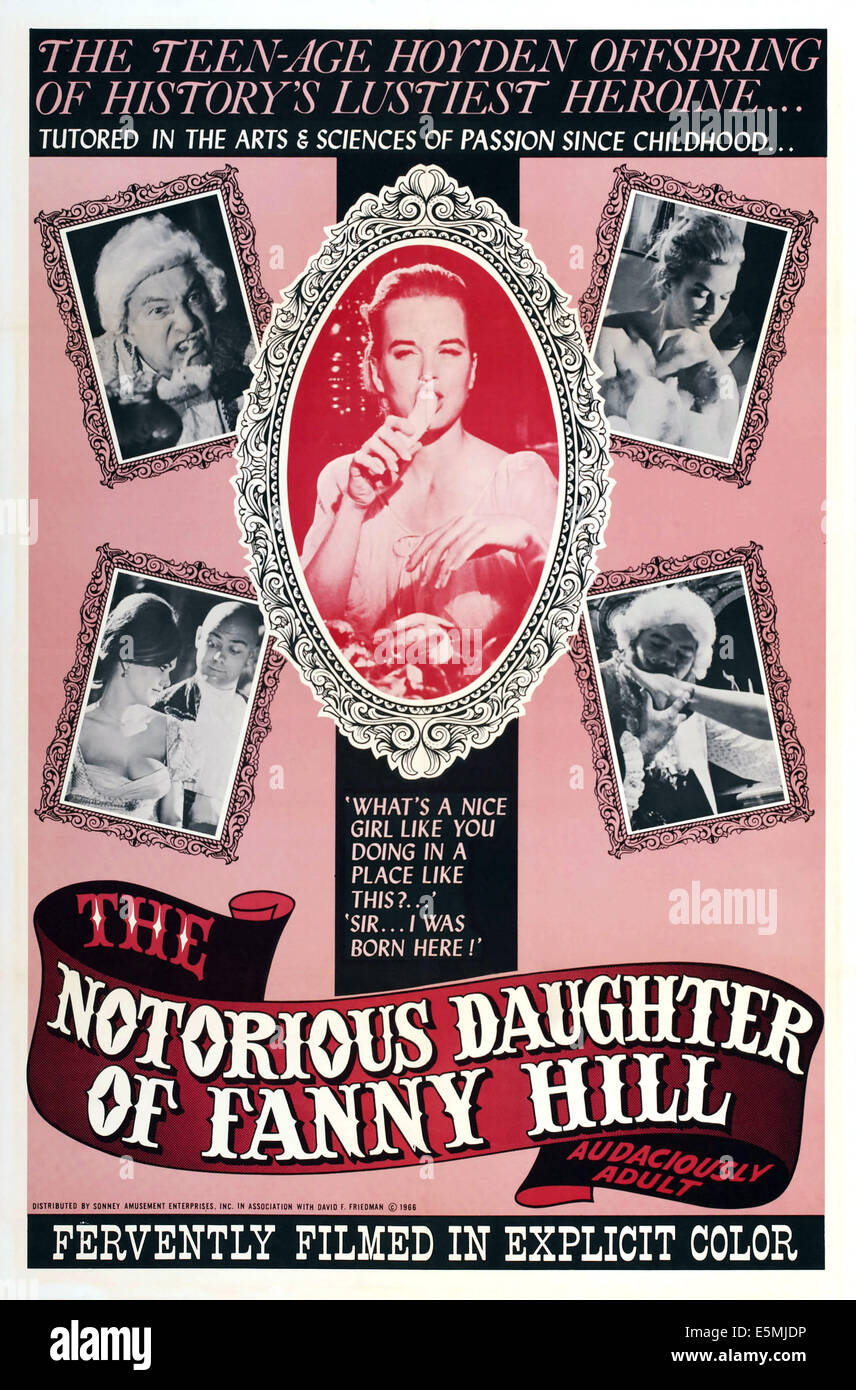 DAS berüchtigte Tochter von FANNY HILL, US-Plakat, Stacey Walker (Mitte), 1966 Stockfoto